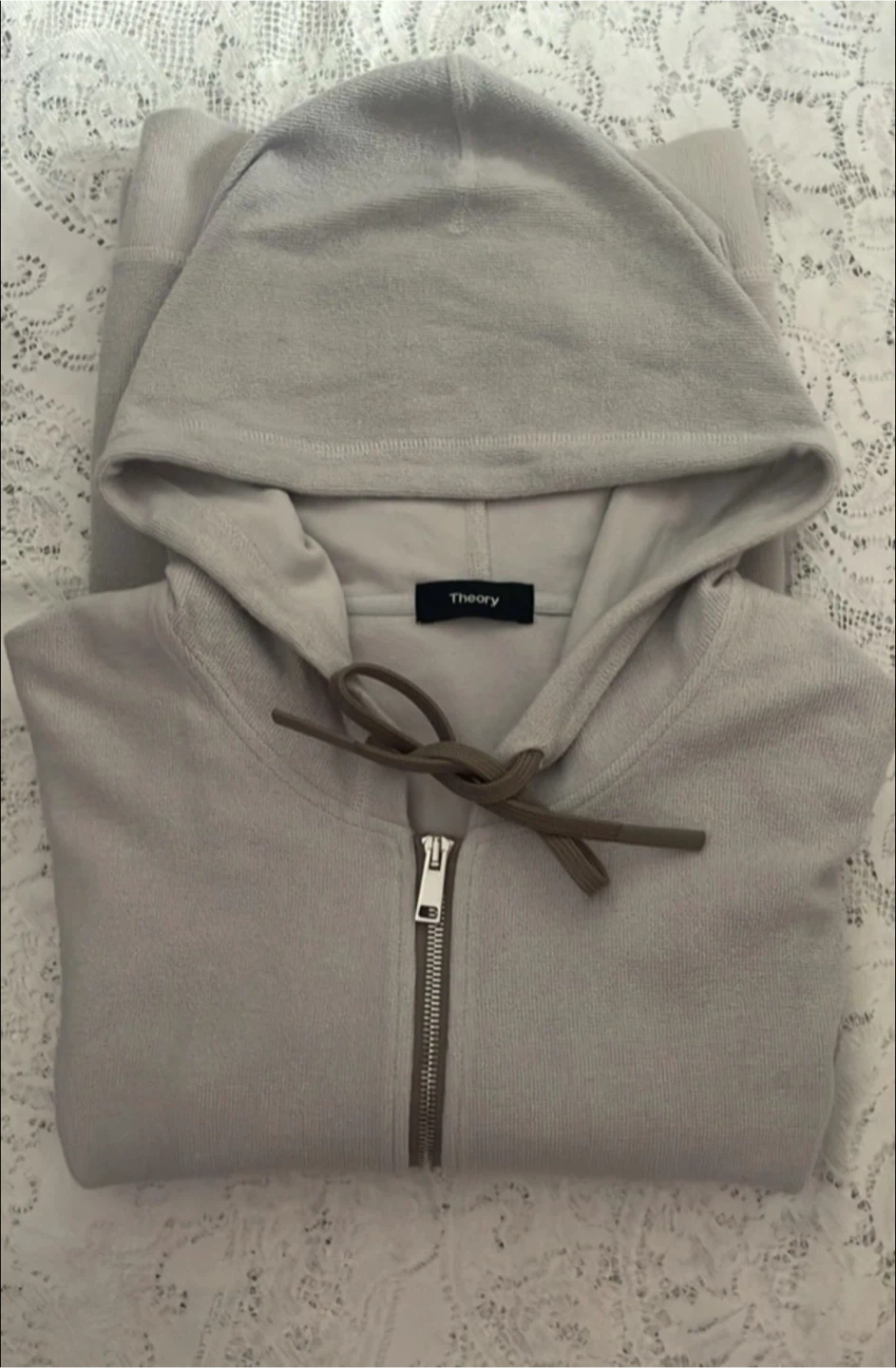 THEORY CASUAL CHIC HOODIE CARDIGAN (Medium) - photo 2