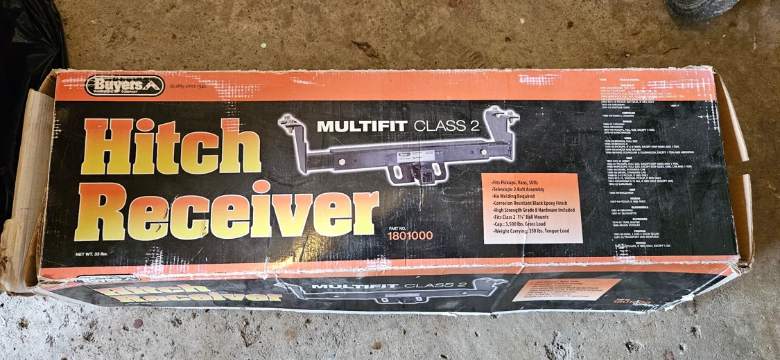 🏈 Hitch Receiver: Buyers Products Multifit Class 2