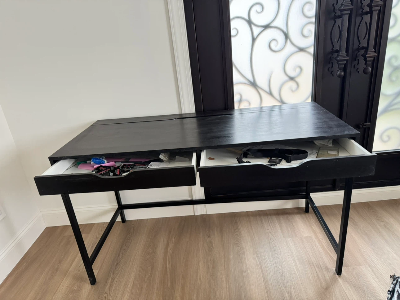 Ikea Alex Black Office Desk