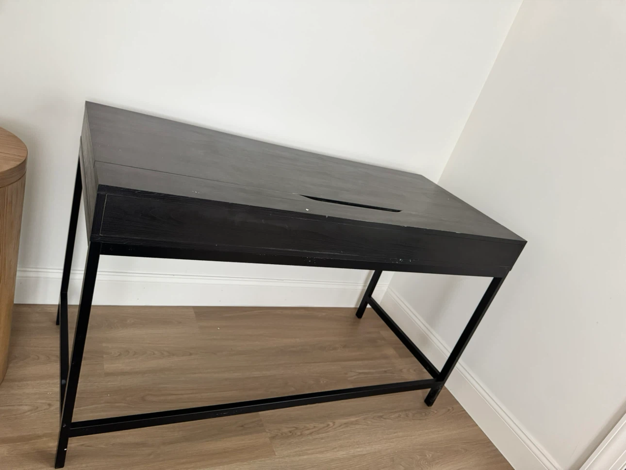 Ikea Alex Black Office Desk - photo 4