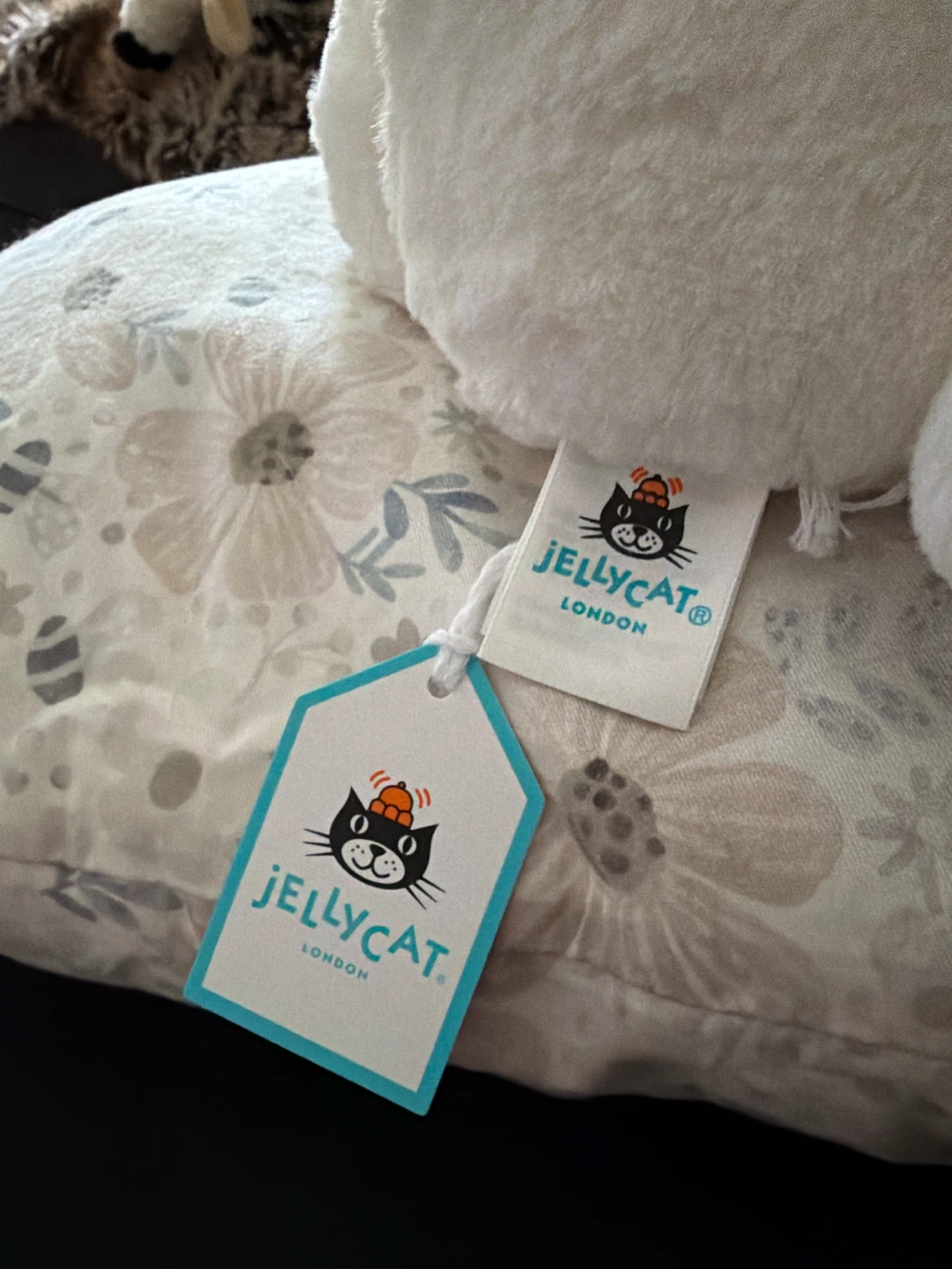 🏈 Jellycat Bashful Cream Bunny with Plant - photo 3