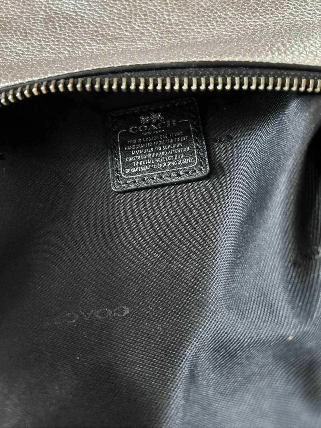 NEW Coach Silver leather Crossbody Bag - photo 5