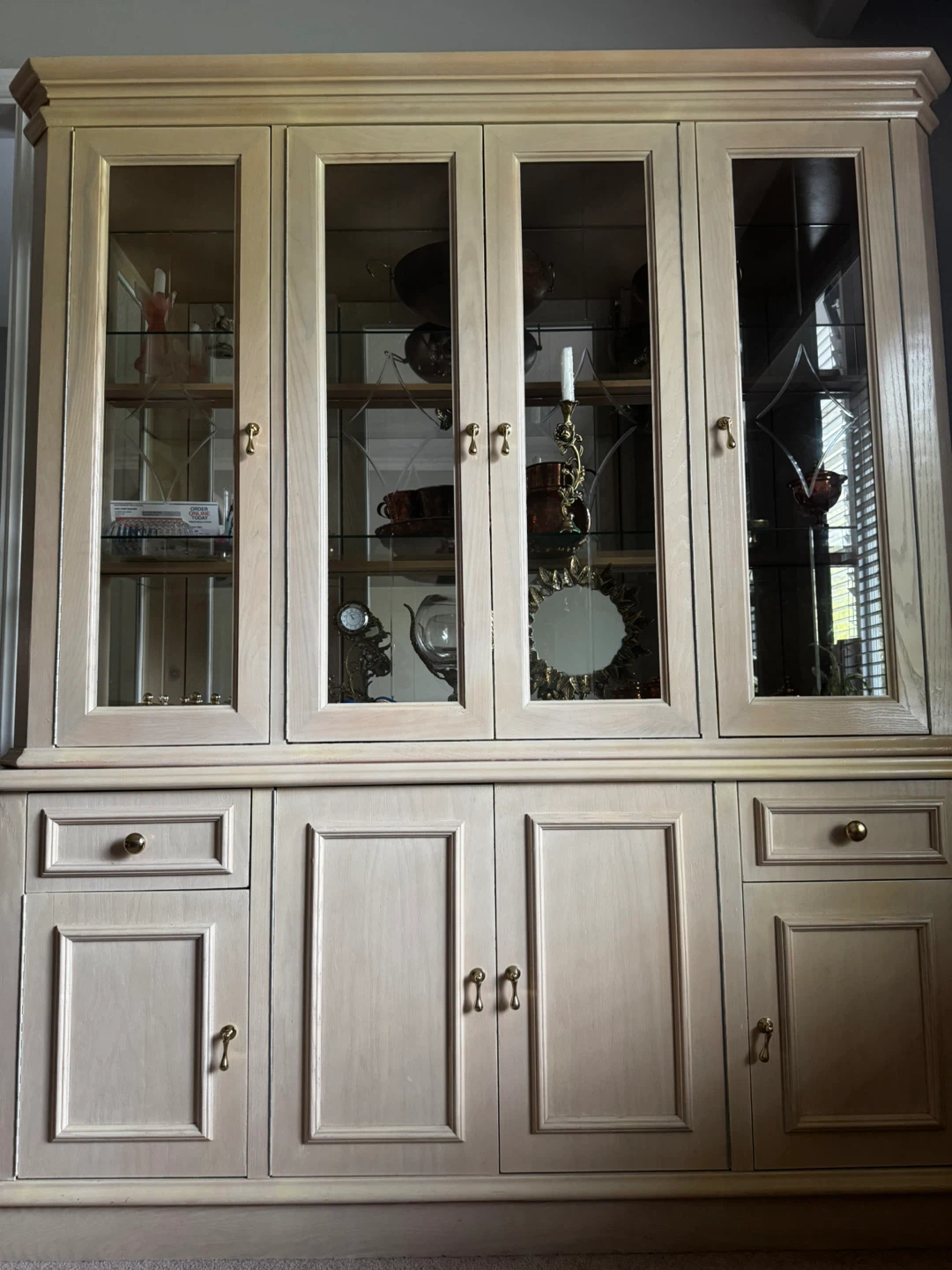 Large China Cabinet / Display Hutch