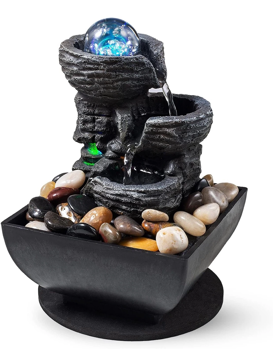 Waterfall Fountain with LED Light