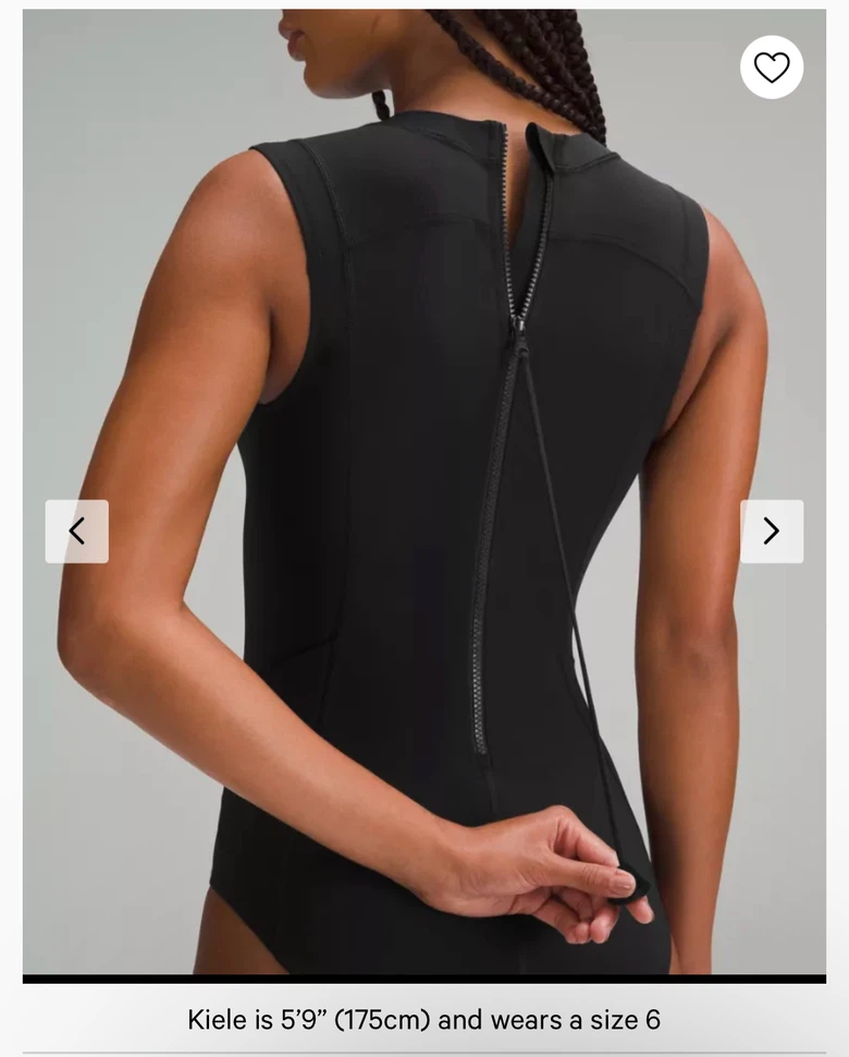 Lululemon Zip-Back Paddle Suit Black Size 2 - photo 4