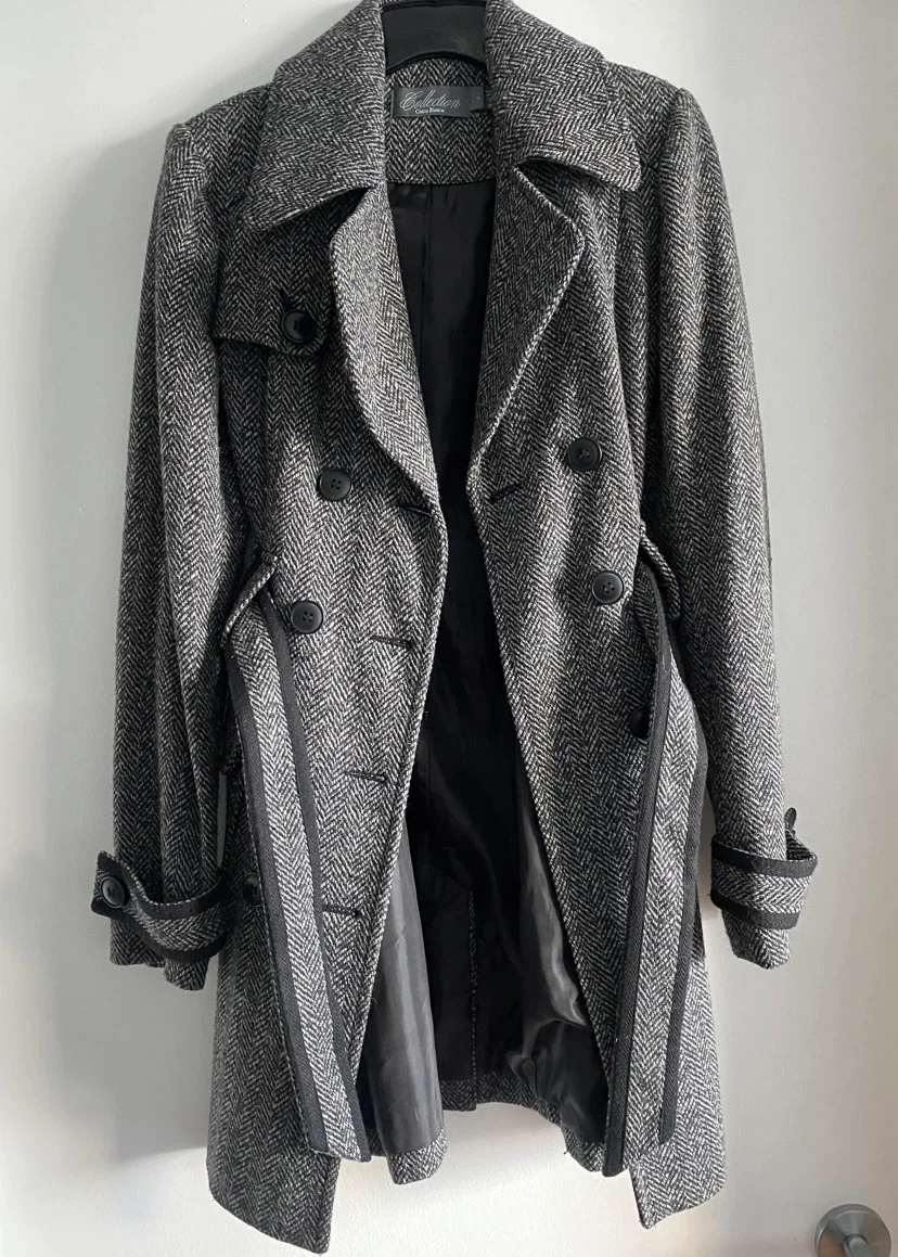 Collection Costa Blanca Herringbone Trench Coat