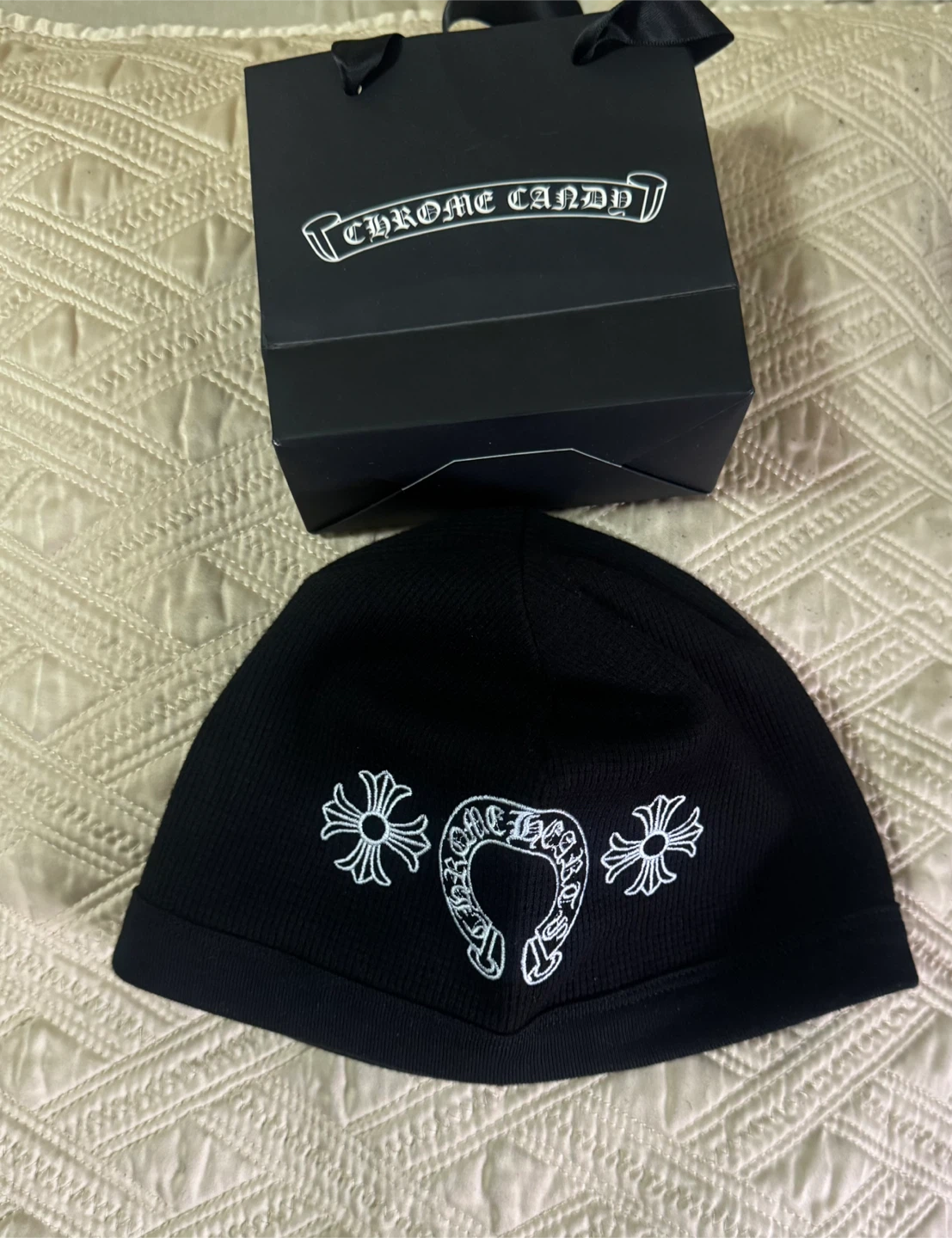 Chrome Hearts “Horseshoe” Skull Cap Beanie