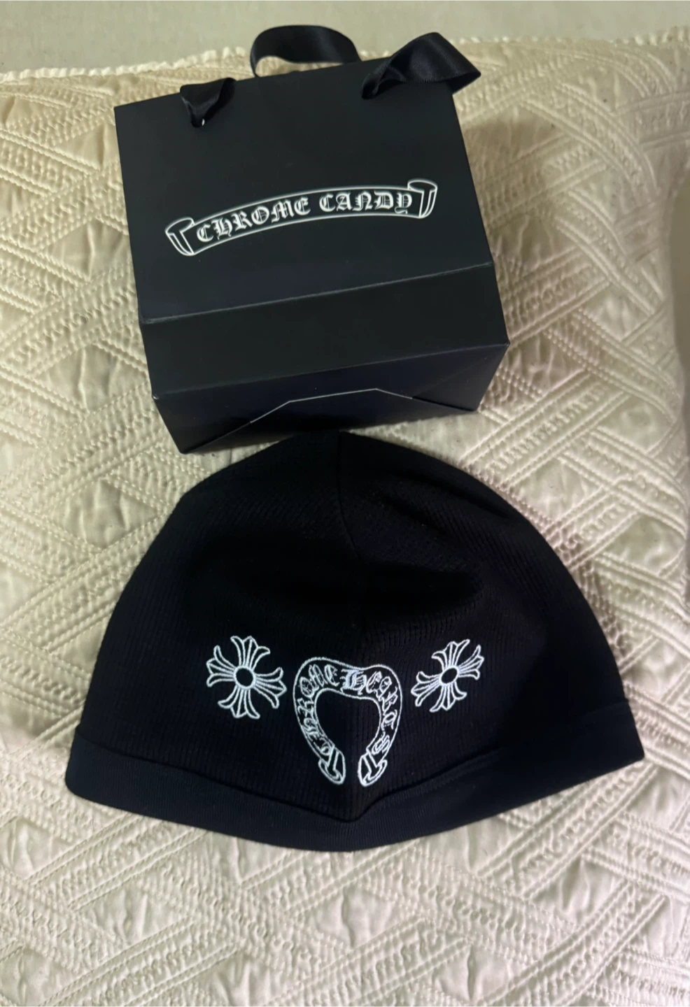 Chrome Hearts “Horseshoe” Skull Cap Beanie - photo 2