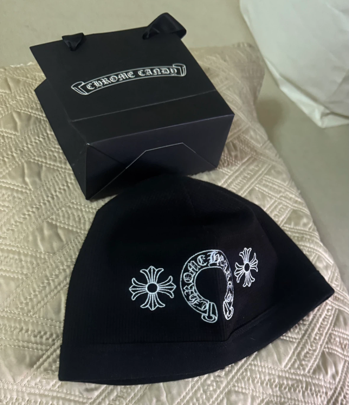Chrome Hearts “Horseshoe” Skull Cap Beanie - photo 3