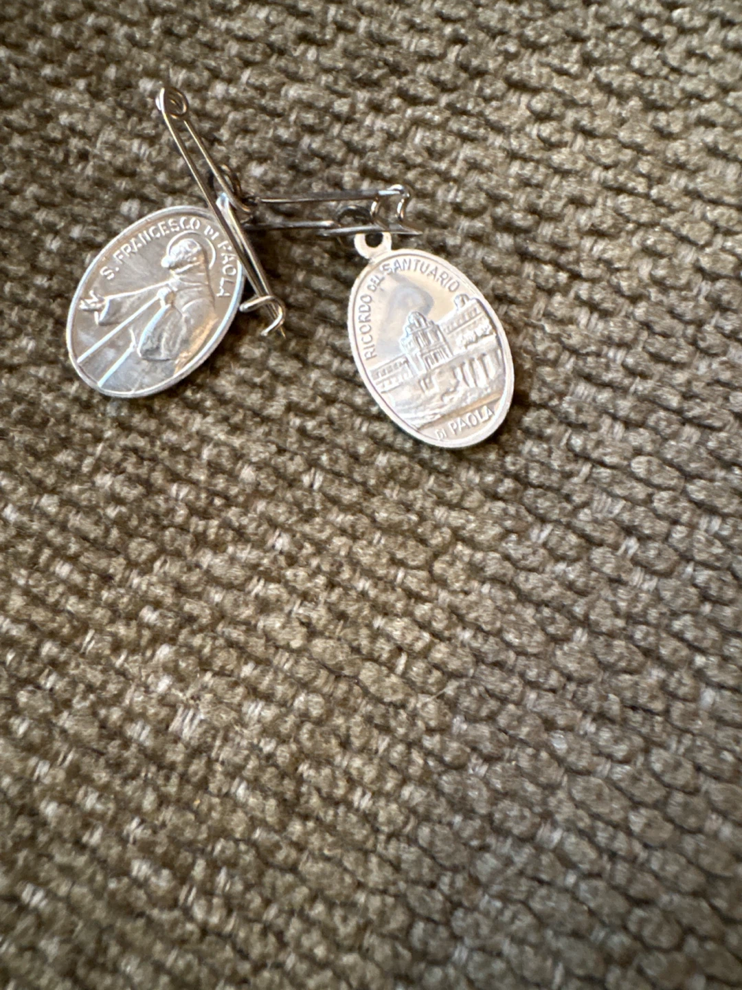 🏈 Saint Francis of Paola Religious Pin