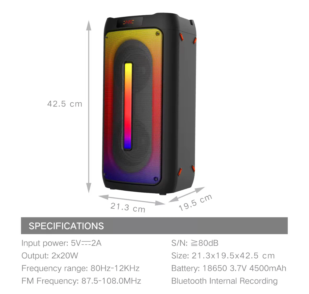 Seenda B69-5 Multifunctional BT Speaker - photo 5