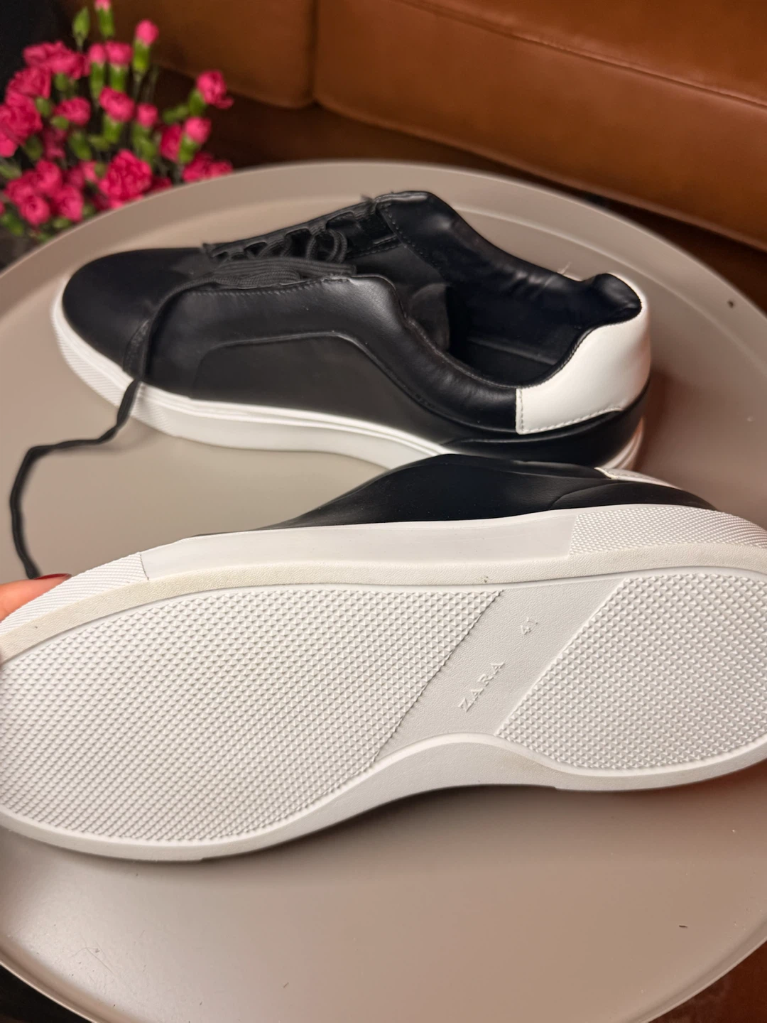 ZARA Black and White Sneakers