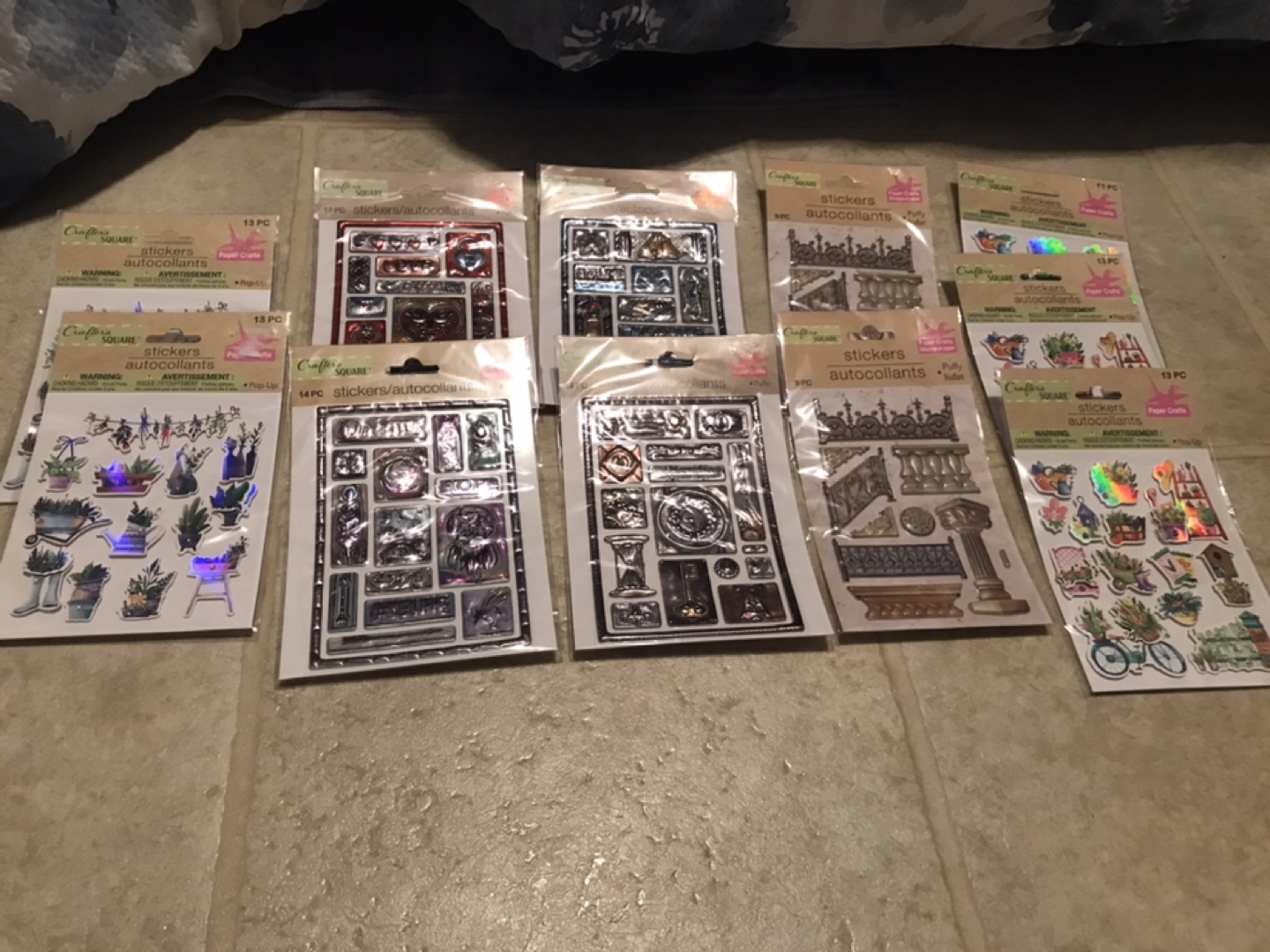 Crafters Square Decorative Stickers Set