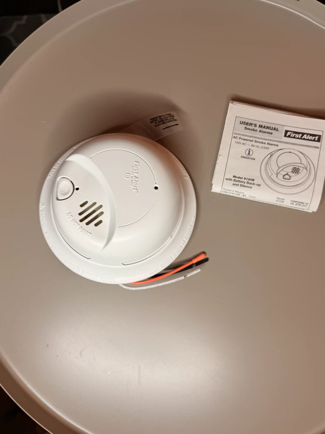 First Alert Model 9120B Smoke Alarm