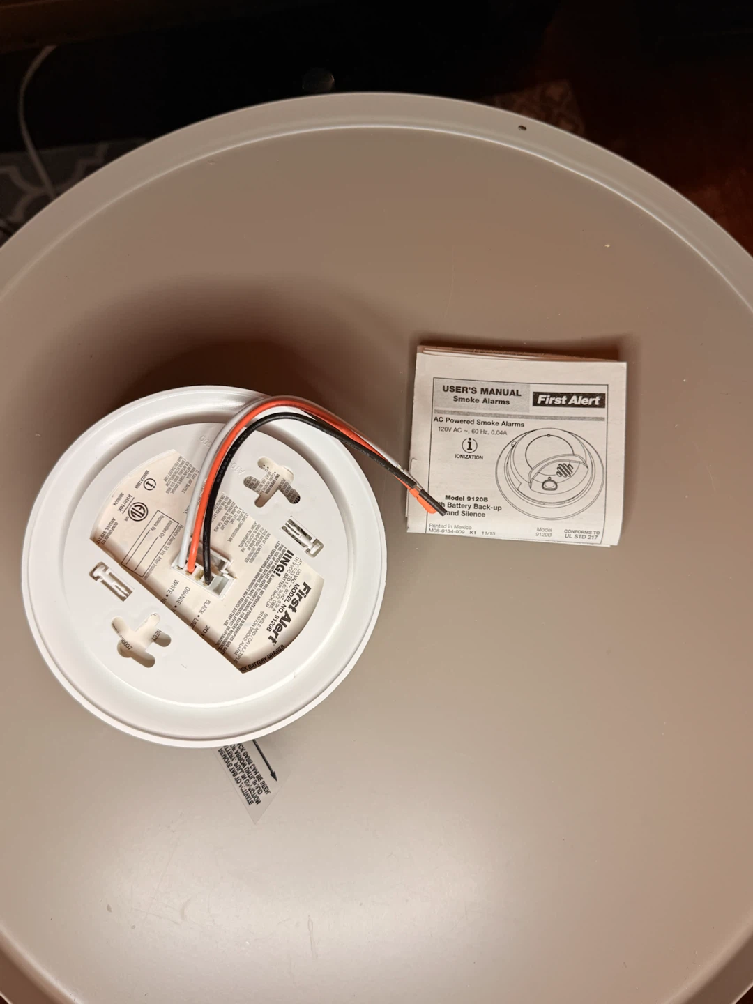 First Alert Model 9120B Smoke Alarm - photo 2