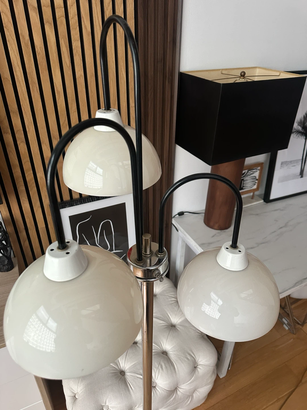 VINTAGE MCM CHROME FLOOR LAMP MID CENTURY MODERN - photo 4