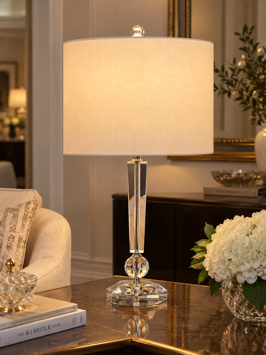 Elegant Crystal Table Lamp
