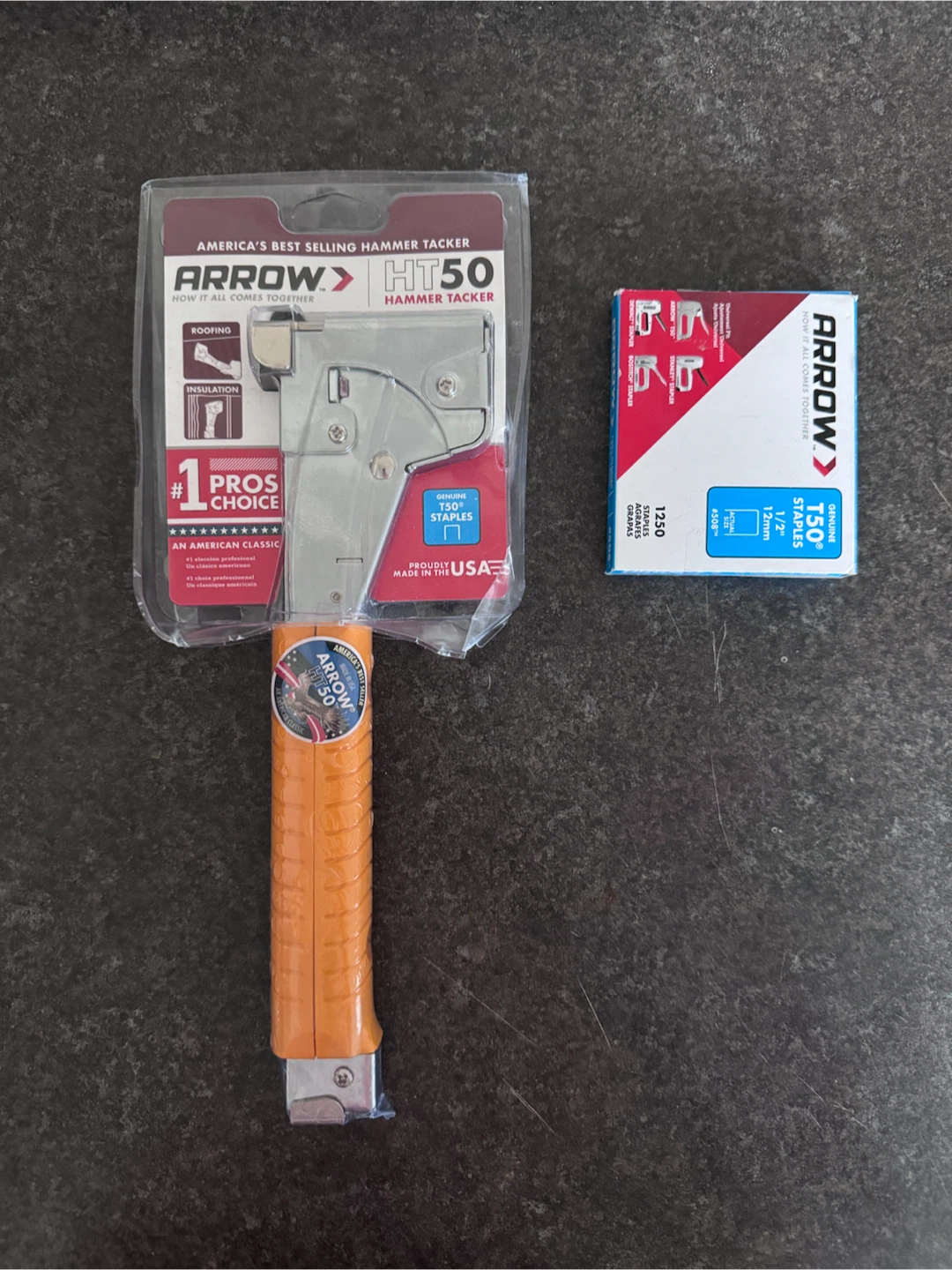 Brand new Arrow HT50 Hammer Tacker with Staples