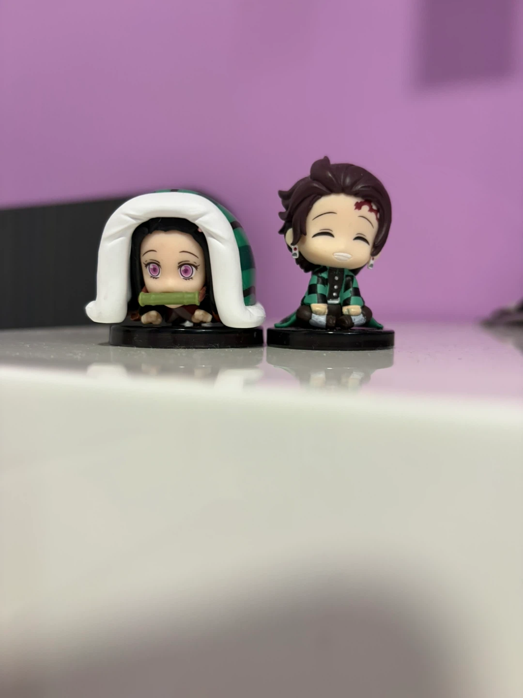Nezuko & Tanjiro siblings chibi Figures + free sticker