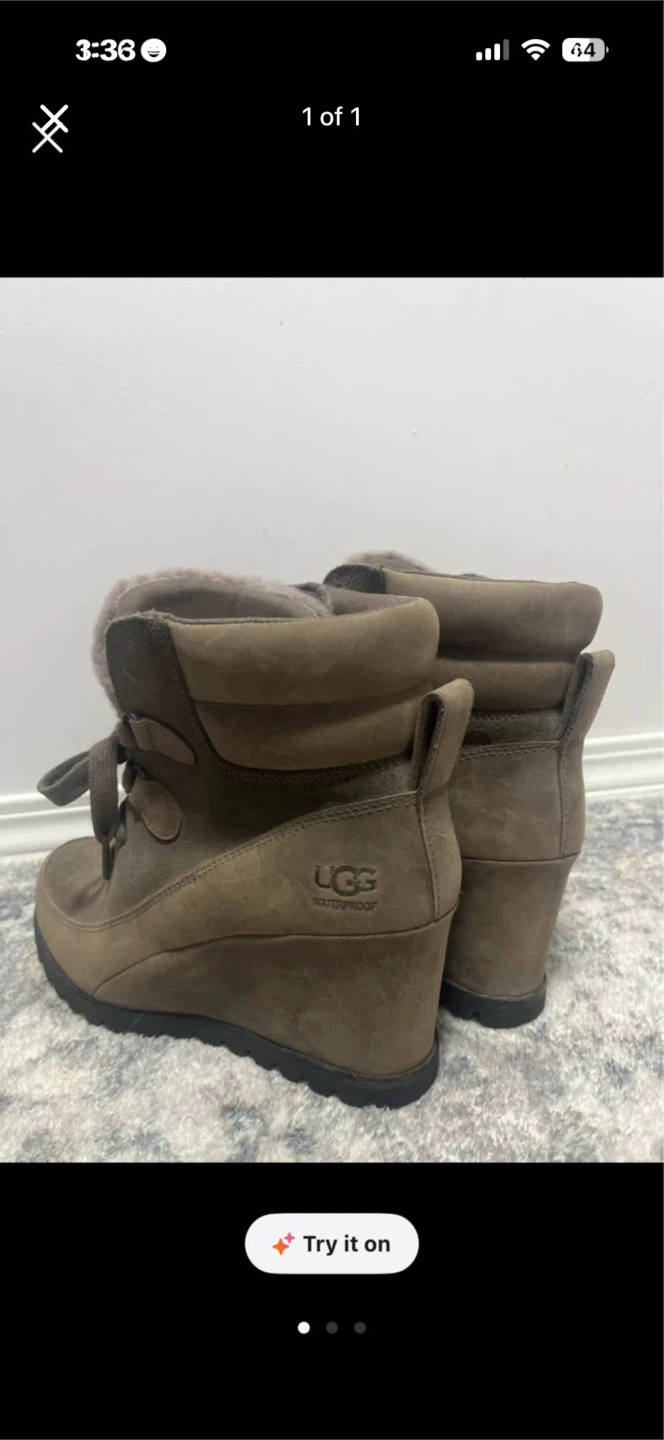 UGG Waterproof Wedge Boots