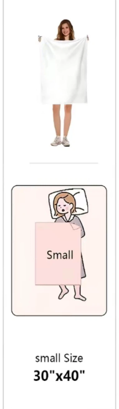 Small Ghost and Bow Print Throw Blanket - photo 2
