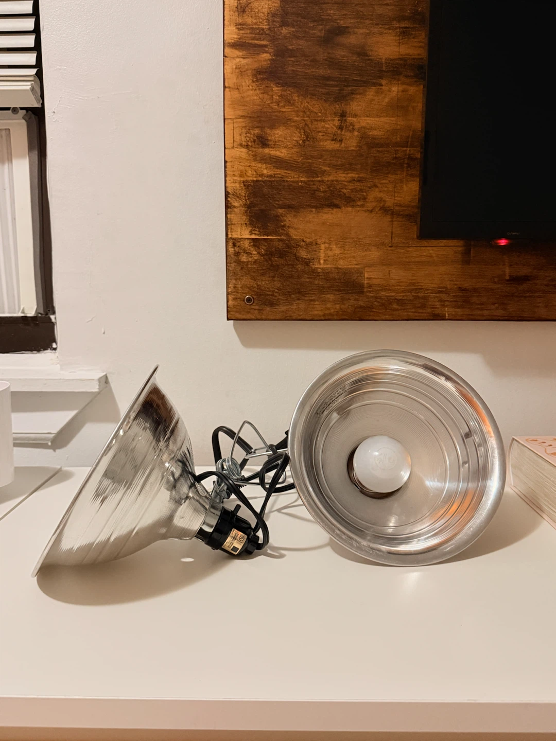 Two Aluminum Clamp Work Lights