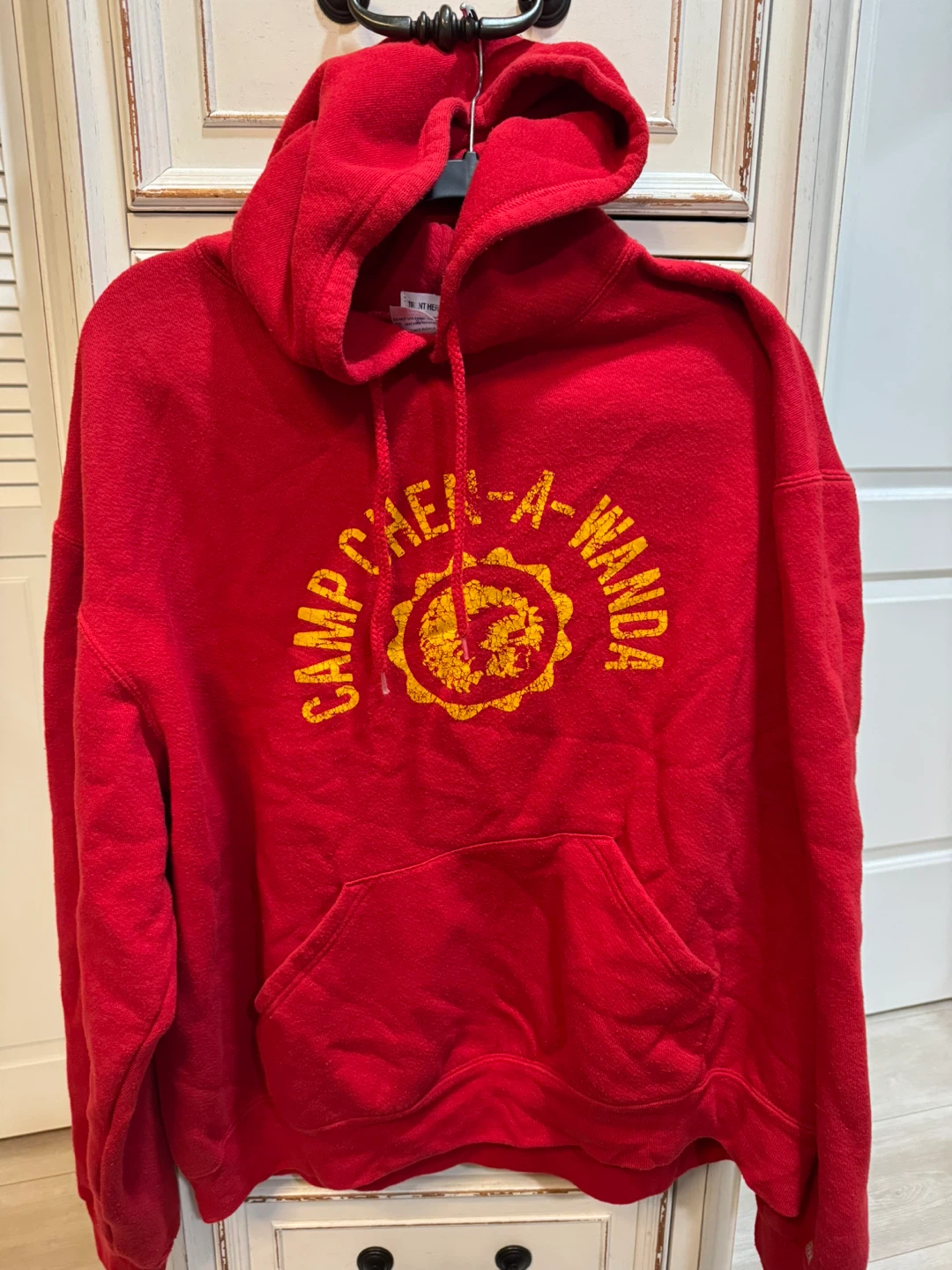 Red Camp Soffe Hoodie Size XL