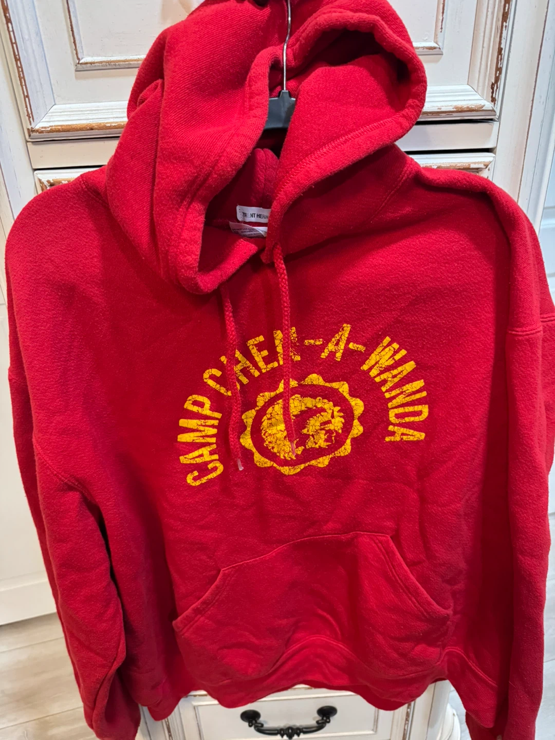 Red Camp Soffe Hoodie Size XL - photo 4