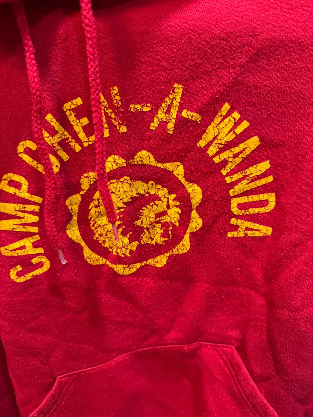 Red Camp Soffe Hoodie Size XL - photo 5