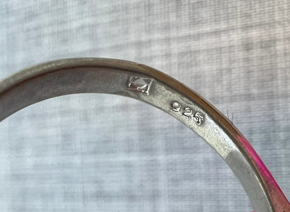 Vintage 925 Sterling Silver Cocktail Ring - photo 3