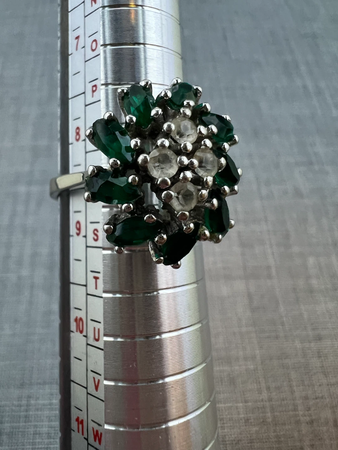 Vintage 925 Sterling Silver Cocktail Ring - photo 4