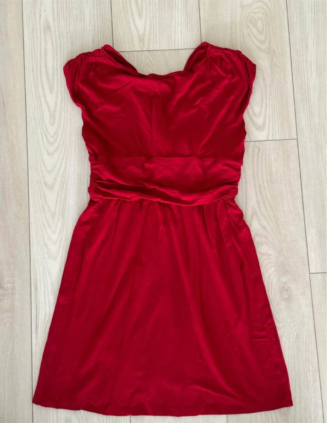 Red Y2K knotted top size small - photo 2