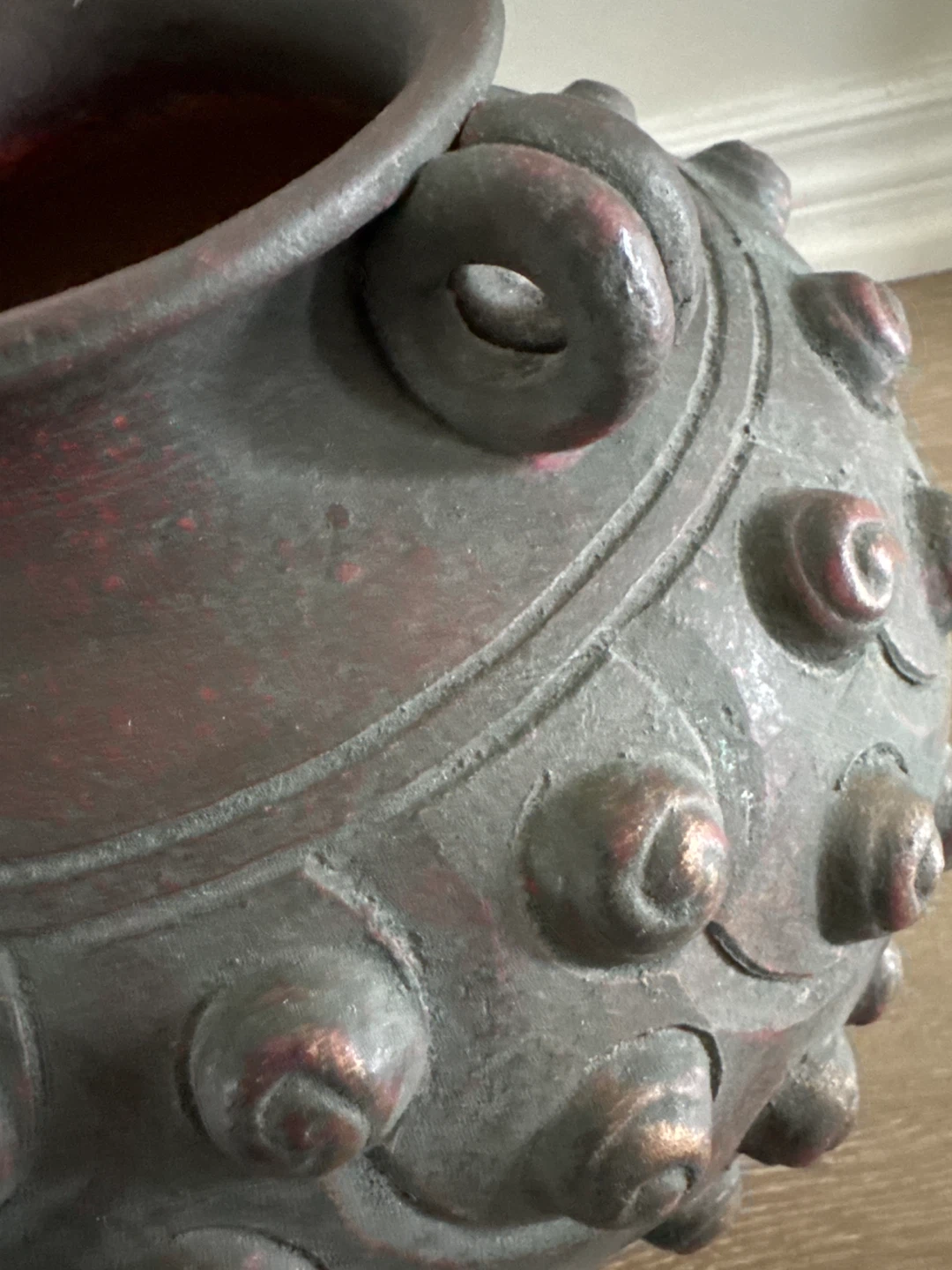 Handmade Decorative Thai Iron rich Vase - photo 2
