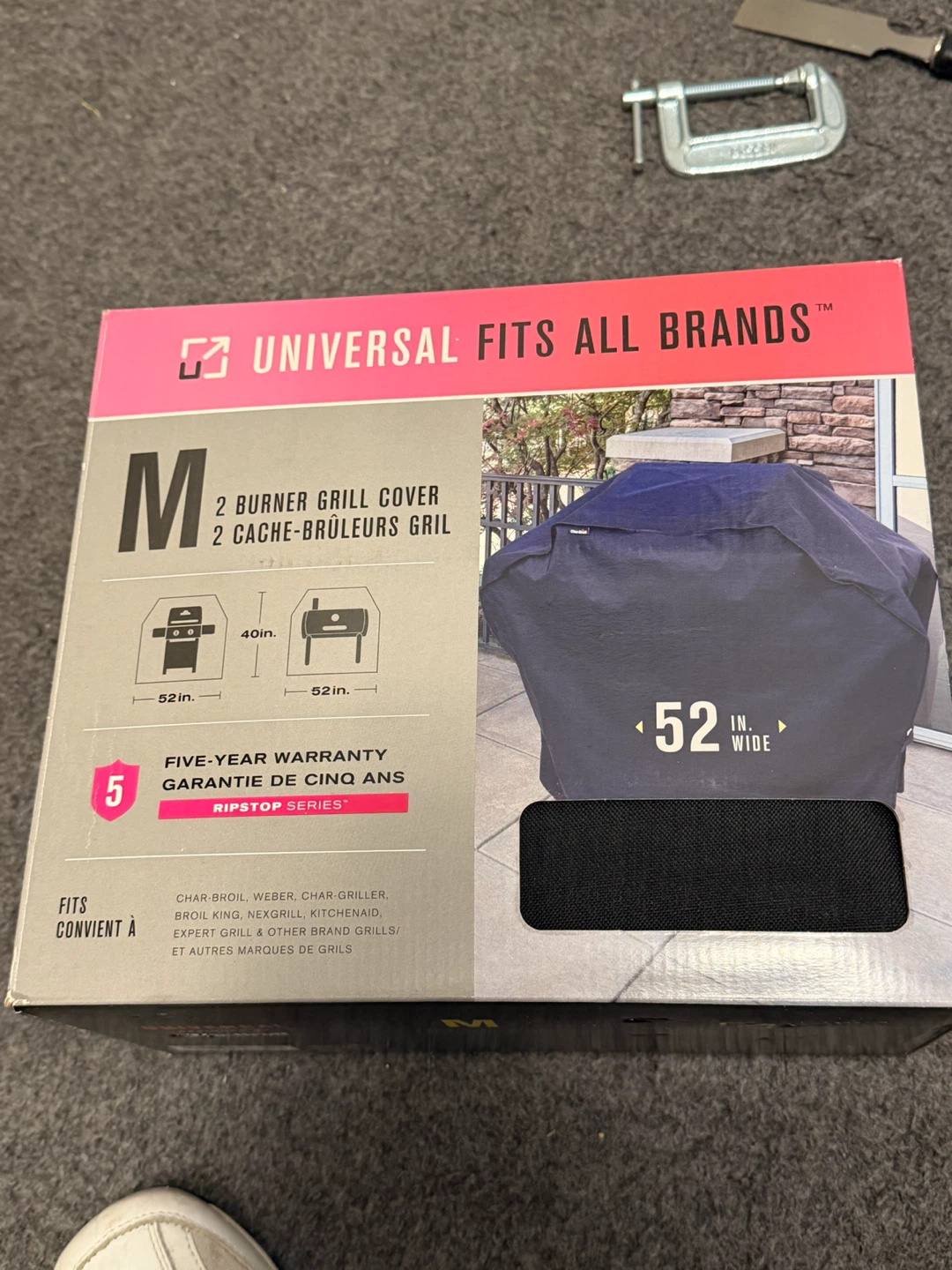 Char-Broil Universal 2-Burner Grill Cover Size M - photo 2