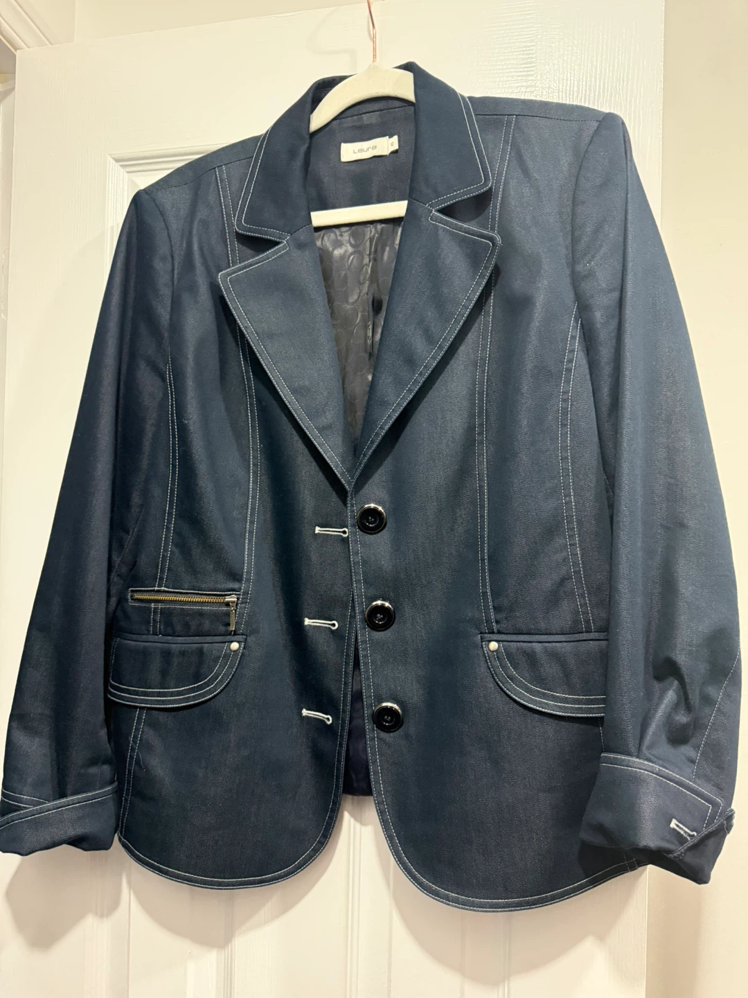 Laura dark blue blazer - photo 2
