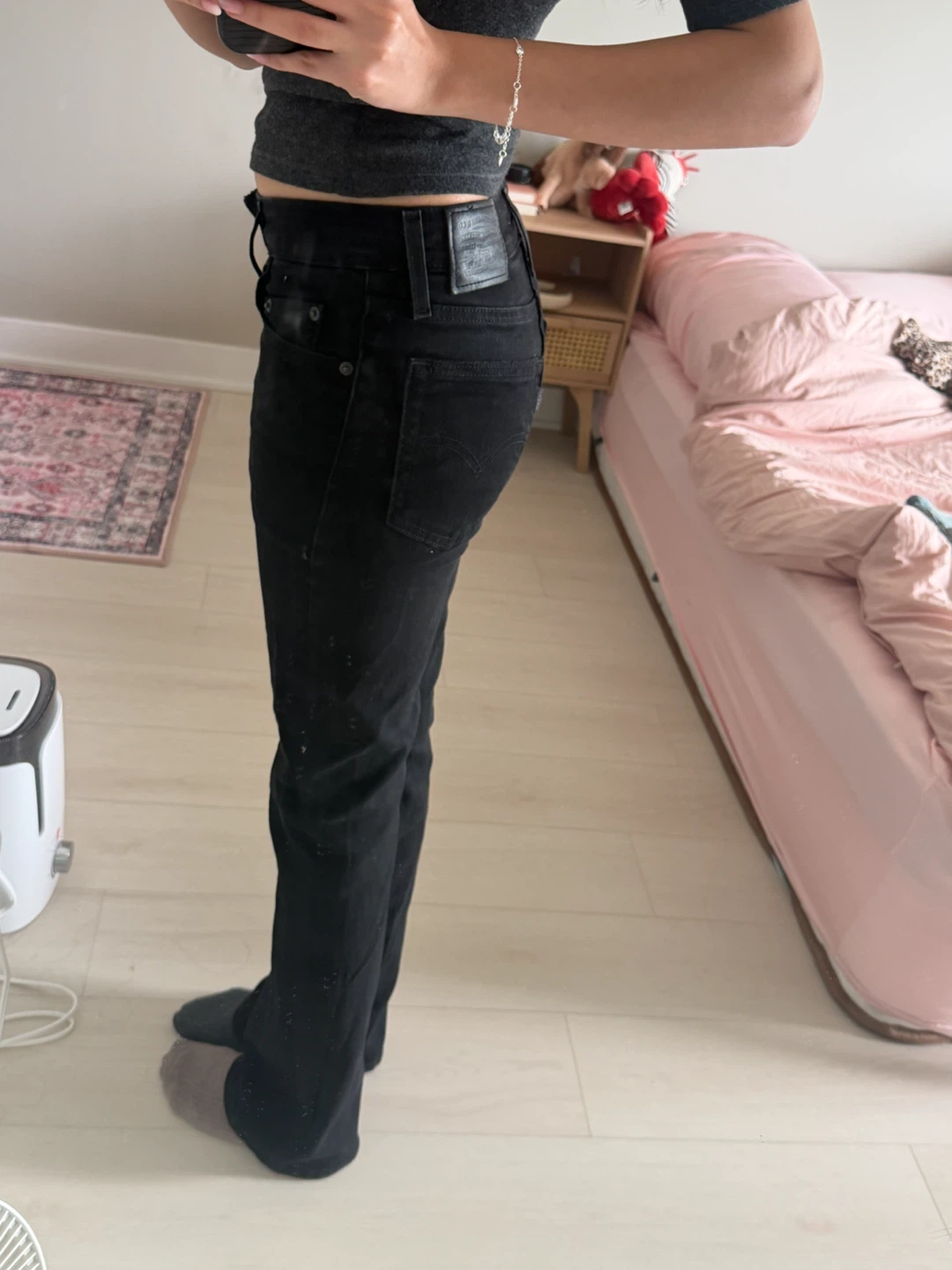 Levi's Premium 725 High Rise Bootcut Jeans - Black - photo 2