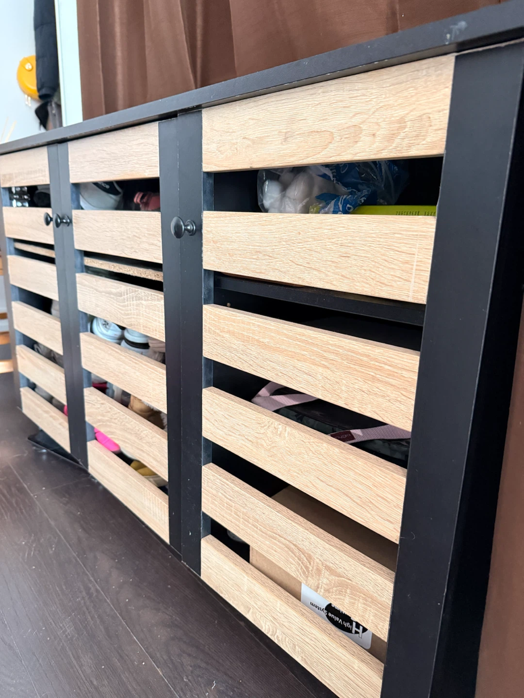 Slatted shoe storage cabinet - photo 2