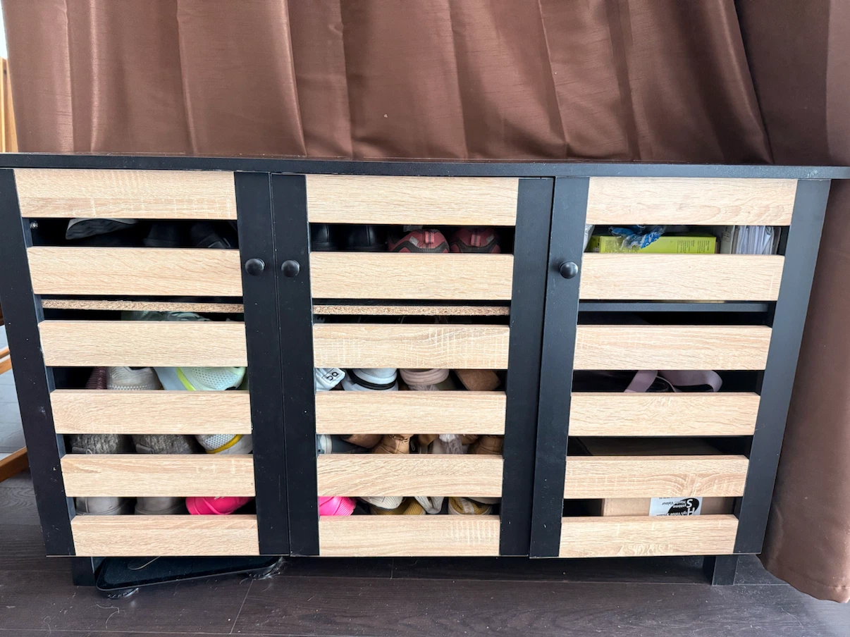 Slatted shoe storage cabinet - photo 3