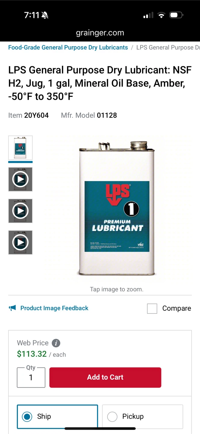 🏈 LPS 1 Greaseless Lubricant 1 Gallon - photo 2
