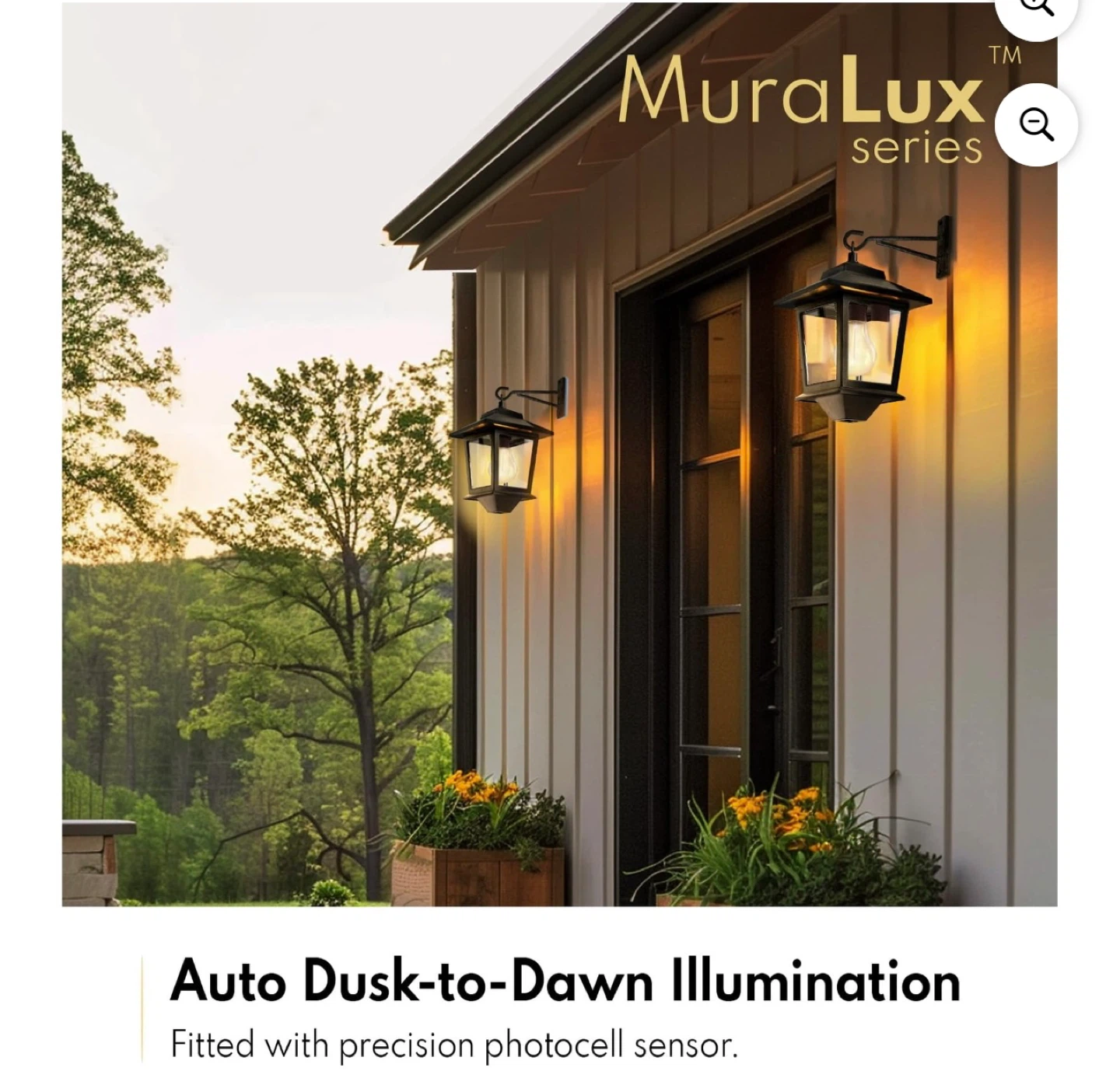 MuraLux Series Solar Wall Lights - photo 4
