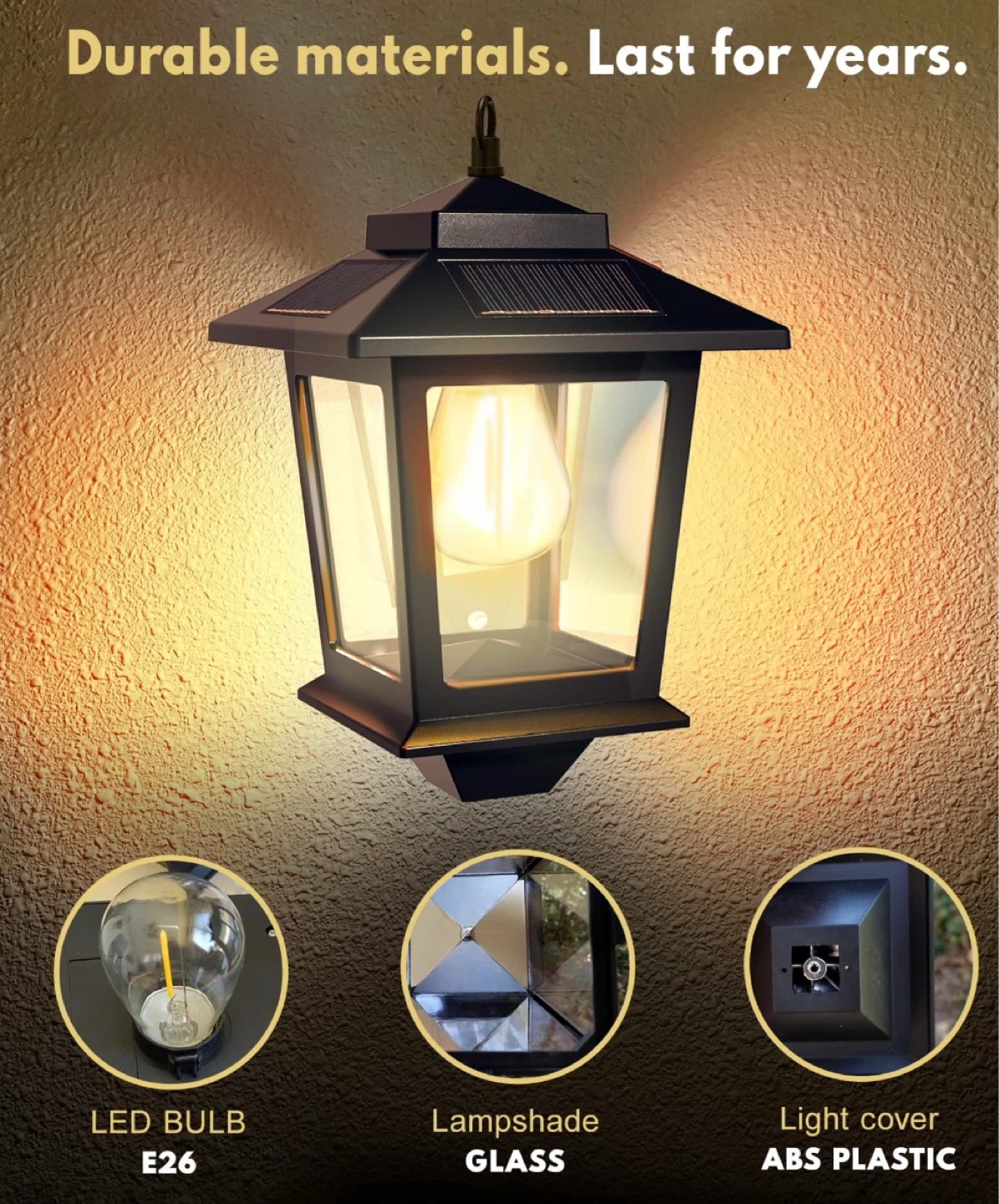 MuraLux Series Solar Wall Lights - photo 5