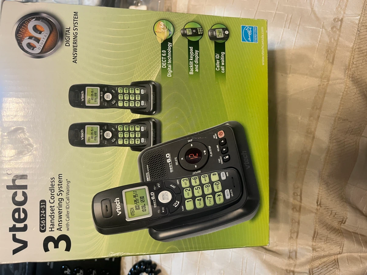 VTech 3-Handset Cordless Phone System