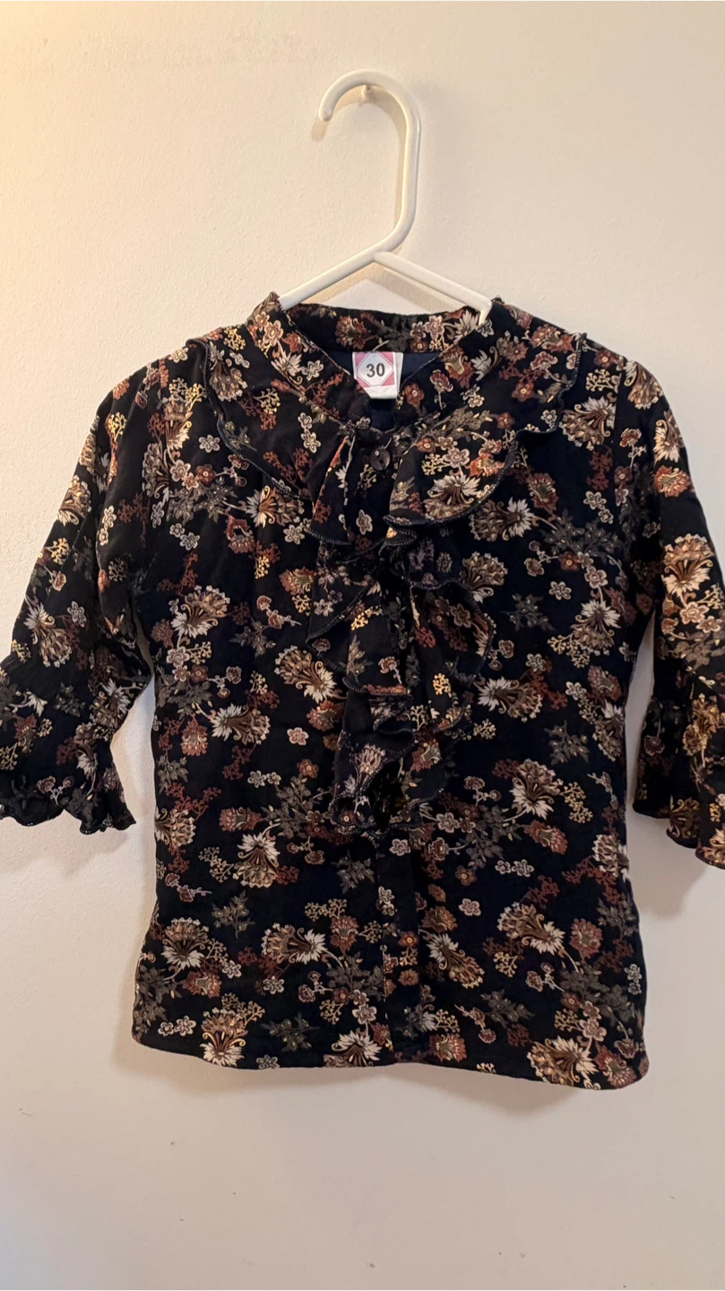 Girls Floral Blouse and Skirt Set Size 30 - photo 2
