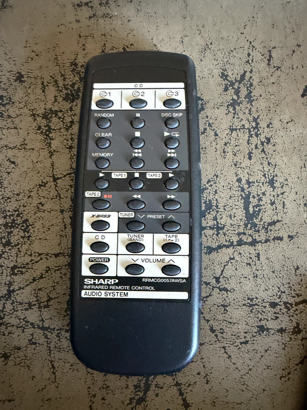 Sharp RRMCG0057AWSA Remote Control