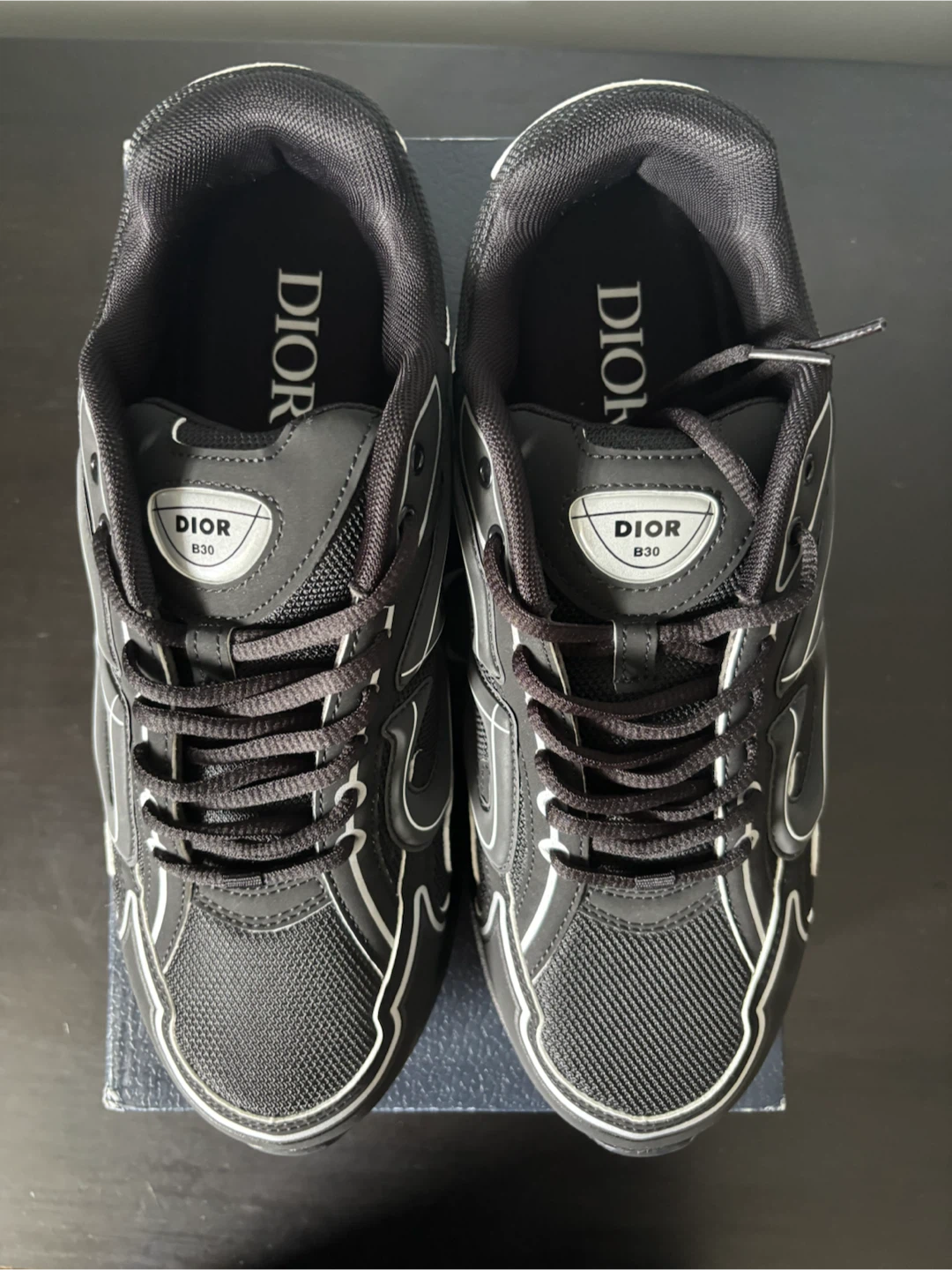 Dior B30 Black Sneakers - photo 3