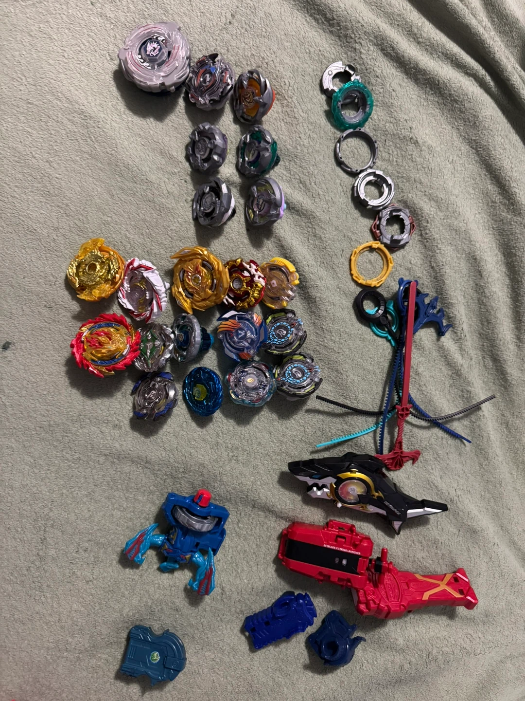Beyblade X Launcher and Parts Collection