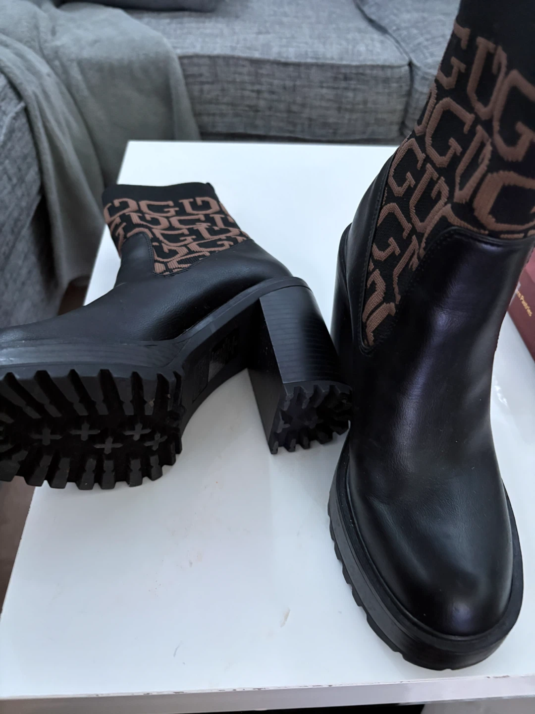 UGG Logo Sock Boots