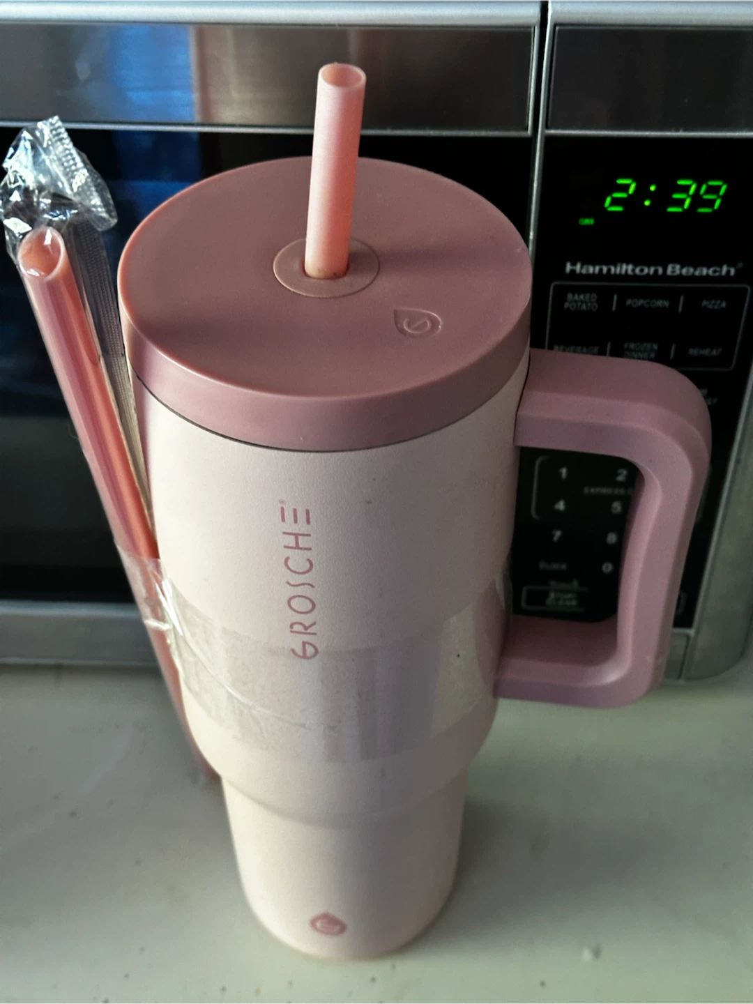 Pink GROSCHE Aspen Insulated Tumbler