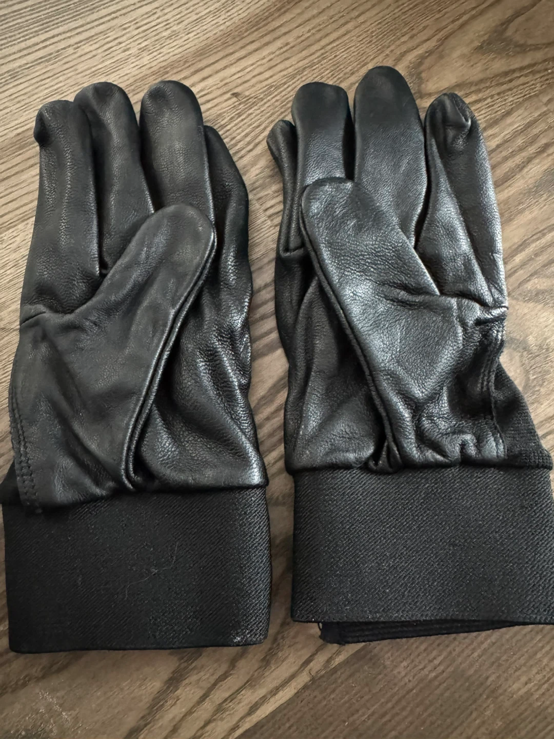Maserati Black Leather Gloves - photo 3