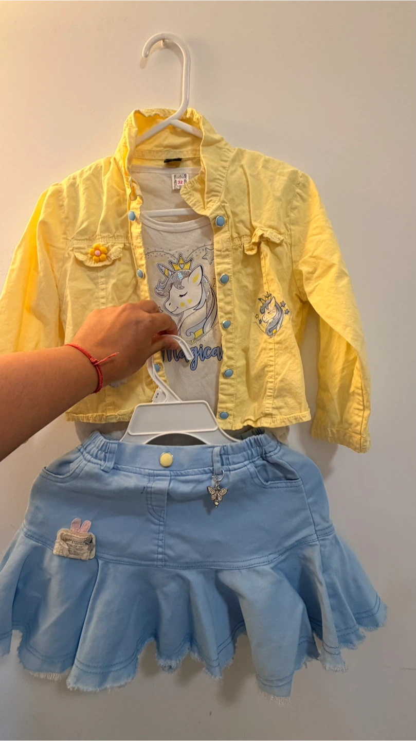 Girls 3-Piece Outfit Set Size 32